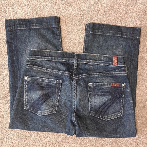 7 For All Mankind Cropped Capri Jeans - Picture 6 of 7